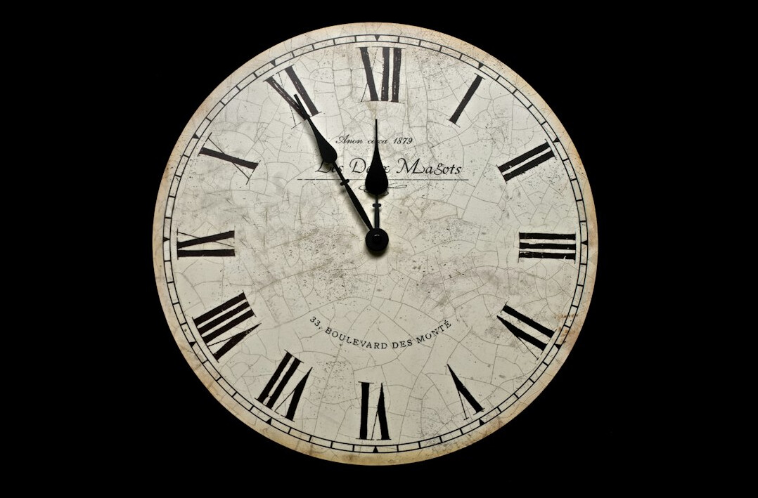 clock showing time